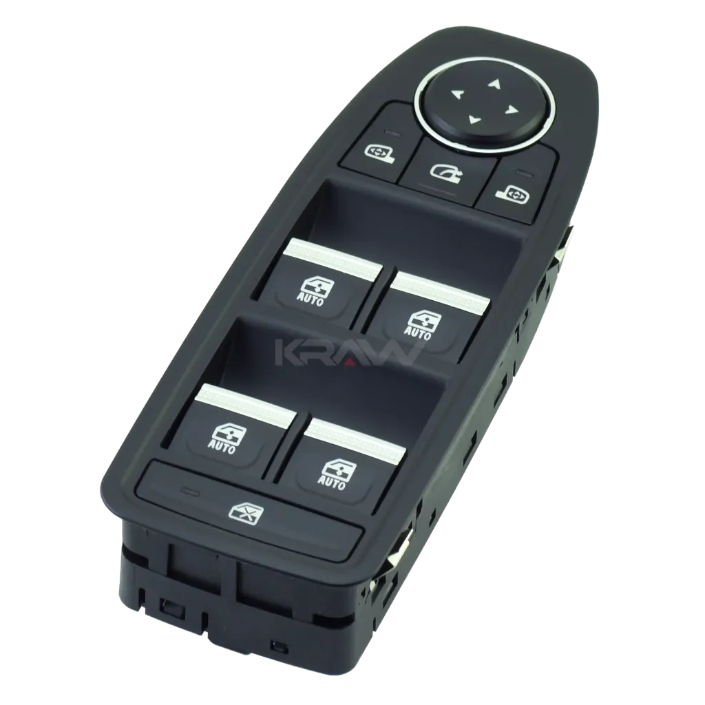 مجموعة كبسات تحكم زجاج + مرايا مع ضب مرايا و علام ابيض 13 اسنان Glass + Mirror Control Switch Set with Mirror Folding and white Line 13 Pins