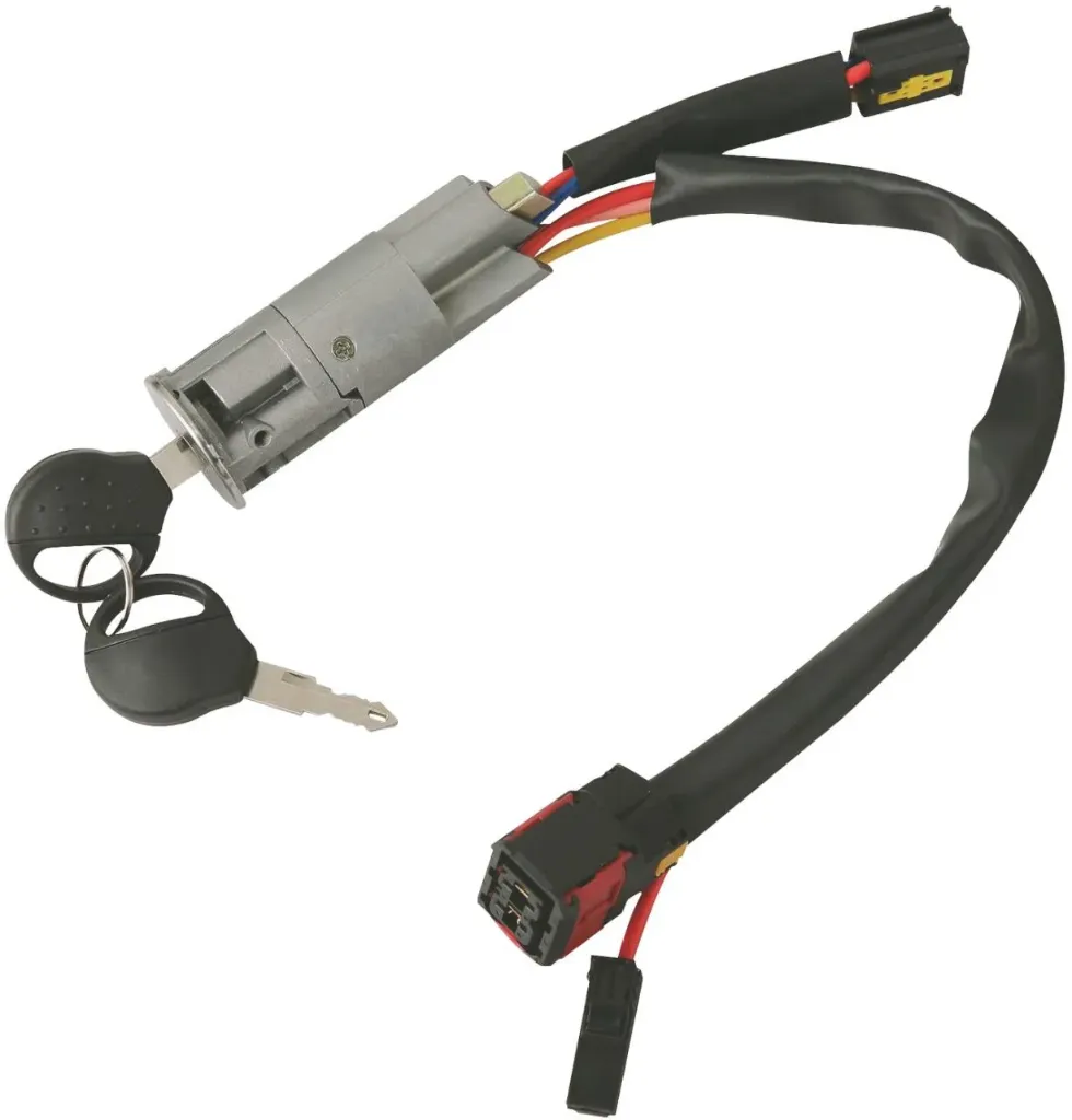 مفتاح كونتاك احمر اسود Ignition Switch Red/Black - Peugeot 206