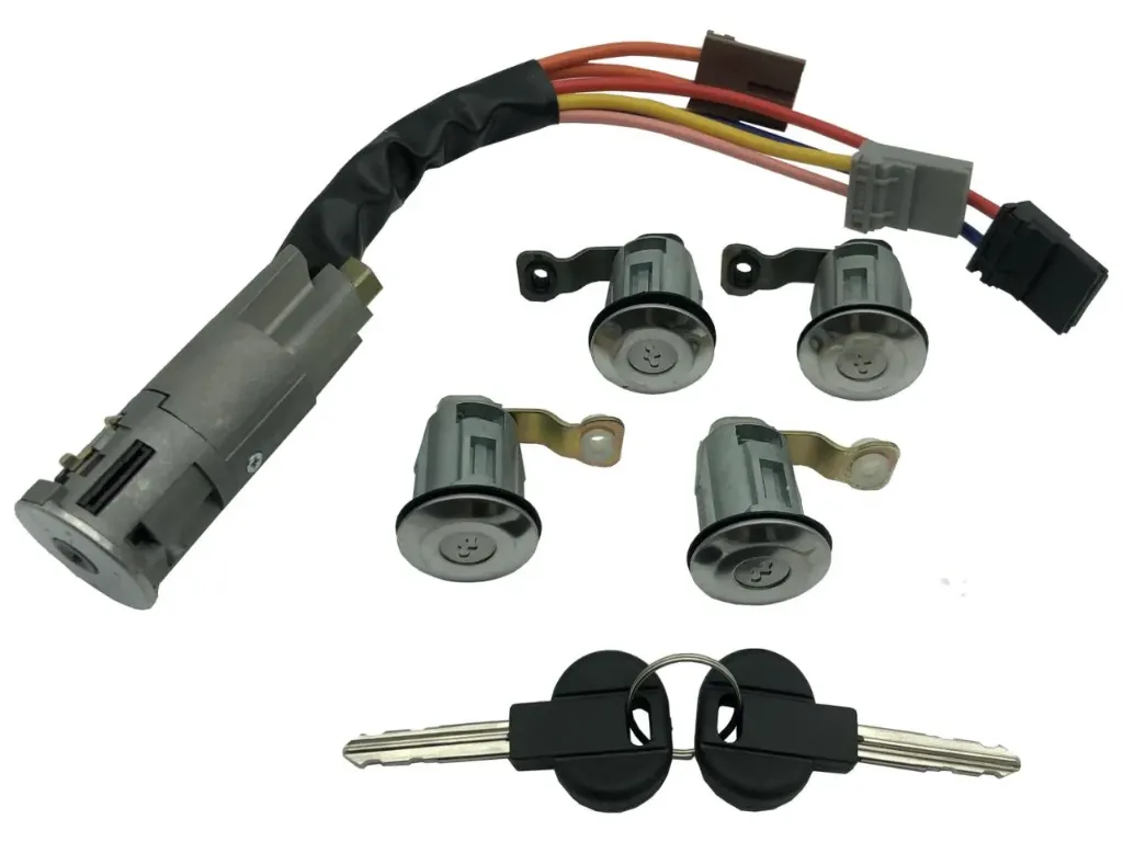 طقم مفتاح كونتاك + باب كامل Ignition + Door Lock Double - Peugeot Partner/Berlingo I