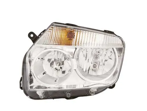 [404523] ضوء امامي شمال Front Left Headlight Renault Duster (10-13) Manual Chrome