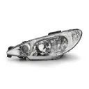 ضوء امامي شمال Left Headlight Peugeot 206 (98-03)