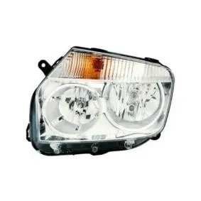ضوء امامي شمال برواز كروم Left Headlight Dacia Duster (10-13)