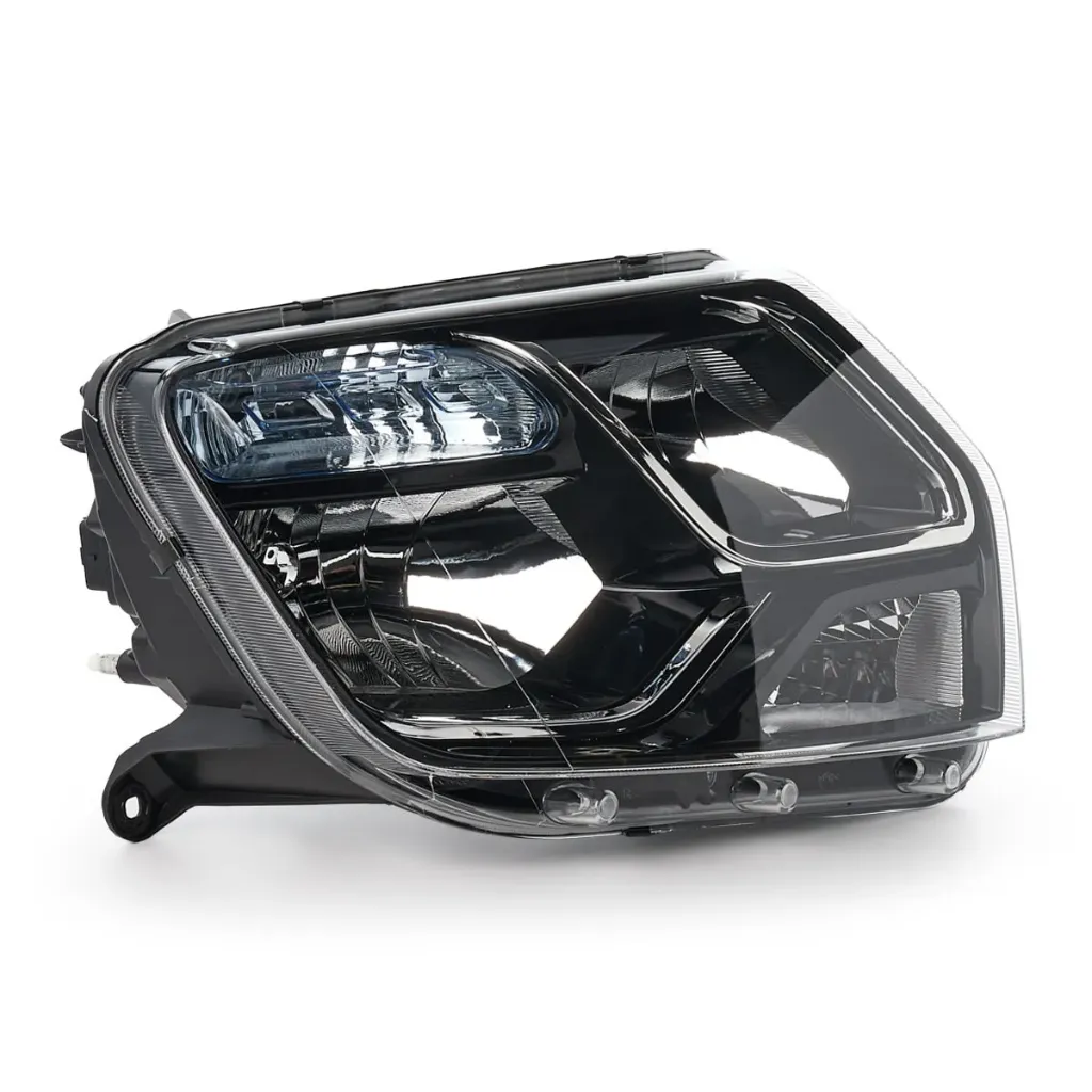ضوء امامي يمين برواز ابيض Right Headlight Renault Duster (13-17)