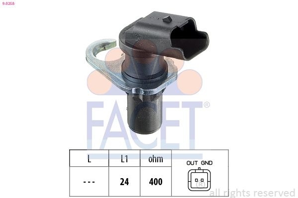 [ZCKS1025] عين سحرية - كرنك سنسر Crankshaft Sensor Peugeot 307/ Expert 1.9 2.0 2.2 16V (ZEOEN)
