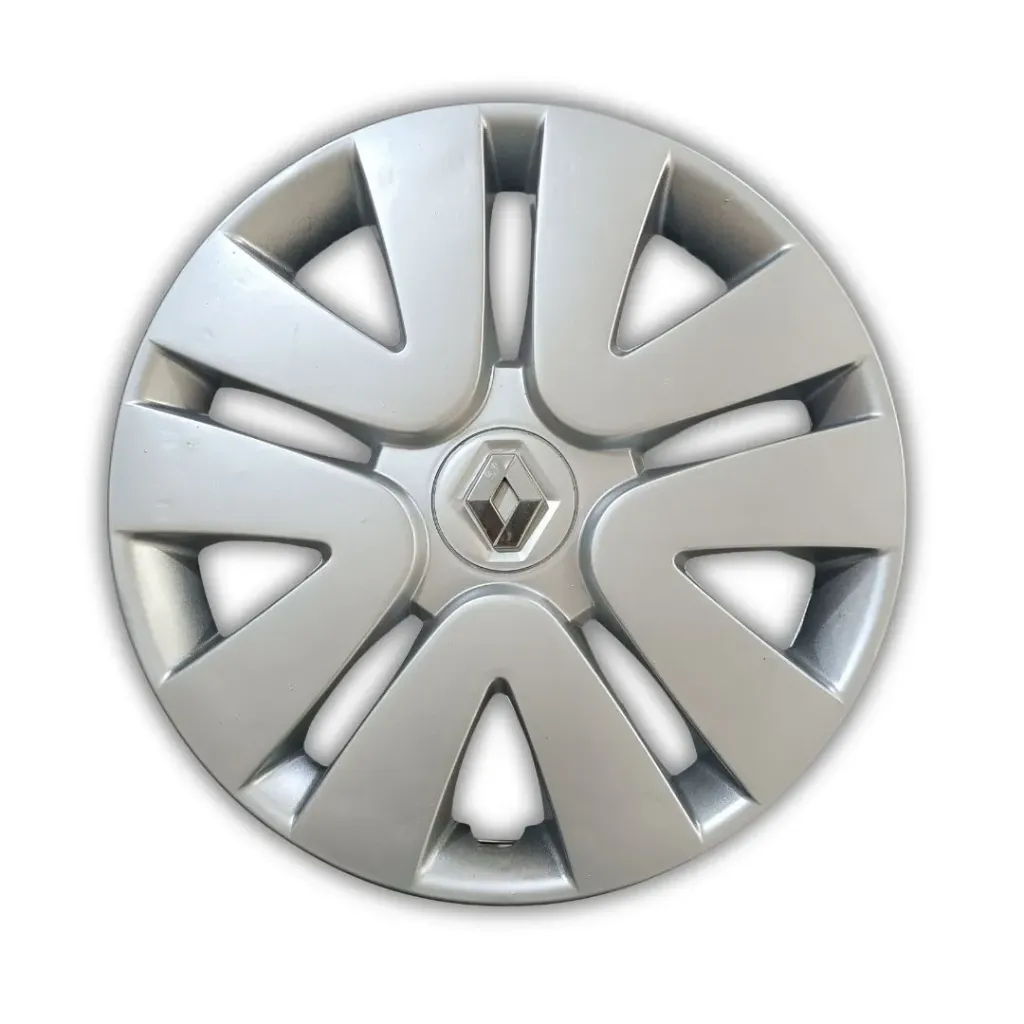 [A125-1] 15" طقم طاسات جنط بلاستيك مسكر  Wheel Trim Hubcap Renault (مع علام With Logo)