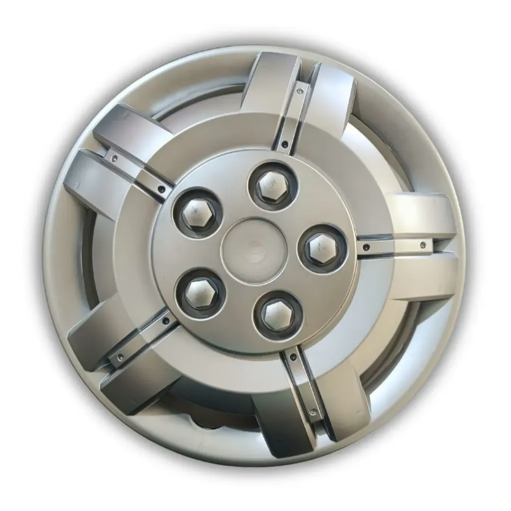 [A147] 16" طقم طاسات جنط بلاستيك مسكر دون علام Wheel Hubcap Set