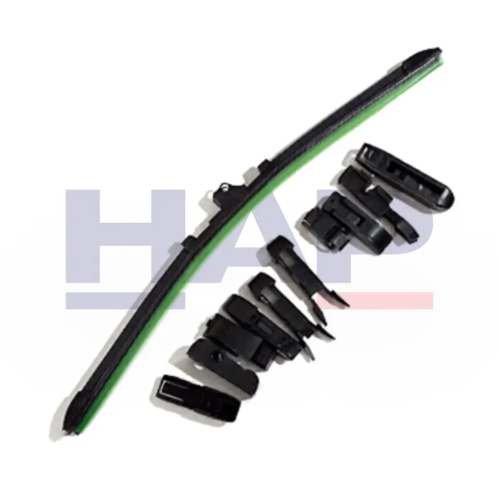 [26016iFWB] 16" مساحة زجاج امامي سيليكون مع كبش Front Wiper Blade w/ Adapters