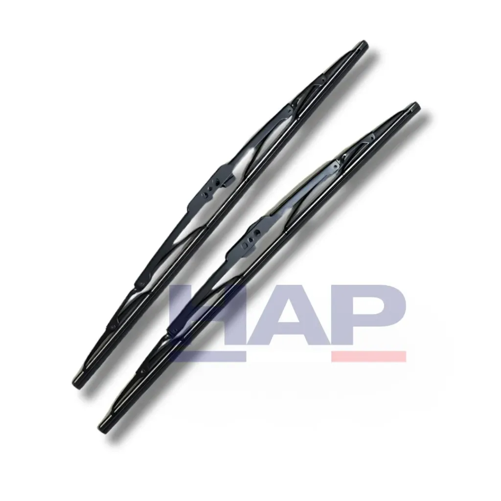 [26018iFWB] 18"  طقم مساحات زجاج امامي حديد بدون كبش Front Metal Wiper Blade Set w/o Adapters